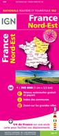 Aed 802 France Nord-Est  1/350.000 2017