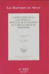 Impressions. 2003-2004 / Sénat, 421, L'applicatioles rapports du Sénat n° 421 : L'application de la loi littoral : Pour une mutualisation de l'aménagement du territoire