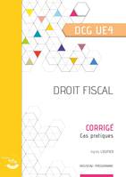 Droit fiscal - Corrigé, UE 4 du DCG