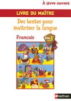 À livre ouvert - livre du maitre - CM1