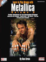 LEARN TO PLAY DRUMS WITH METALLICA - VOL. 2 PERCUSSIONS +CD