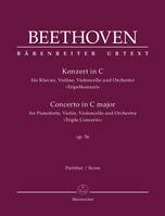 Concerto for Pianofort, Violin, Violoncello & Orch, C major