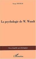 PSYCHOLOGIE DE W.Wundt (1832-1920), 1830-1920