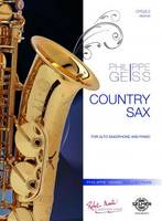 Country sax, Saxophone alto & piano