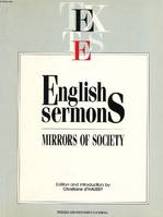 English sermons - mirrors of society, mirrors of society