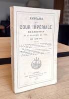 Annuaire statistique de la Cour Impériale de Grenoble et du Département de l'Isère pour l'Année 1859, suivi 1/ Code pénal 2/ code de procédure civile 3/mesures de sureté nationale 4/ magasins généraux, enchères 5/ marques de fabriques et de commerce