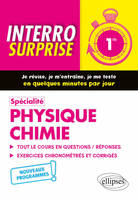 Spécialité Physique-chimie - Première - Nouveaux programmes