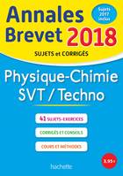 Annales Brevet 2018 Physique-Chimie-SVT