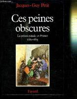 Ces peines obscures, La prison pénale en France (1780-1875)