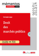 Droit des marchés publics, Cours intégral et synthétique + Tableaux et cartes