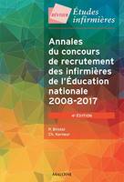 Annales du concours de recrutement des infirmières de l'Éducation nationale, 2008-2017