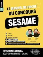 Le Manuel de POCHE du concours SESAME (Programme officiel : écrits + oraux)