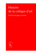 Histoire de la critique d'art