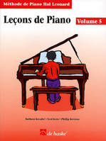 Leçons de Piano, volume 5, Méthode de Piano Hal Leonard