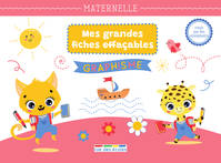 Mes grandes fiches d’entraînement effaçables - Graphisme - Maternelle, S'entraîner, effacer, recommencer !