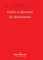 Ordre et désordre du dictionnaire