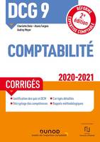 9, DCG 9, comptabilité / corrigés : réforme expertise comptable 2020-2021, Corrigés