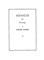 Adagio For Strings, Score