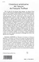 L'aventure américaine de l'oeuvre de François Truffaut, de la sociologie du cinéma