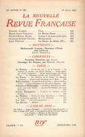La Nouvelle Revue Française N° 285 (Juin 1937)