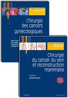 Chirurgie des cancers gynécologiques/Chirurgie du cancer du sein  - Pack 2 tomes