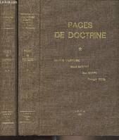 Pages de doctrine