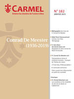 Revue Carmel - Conrad De Meester (1936-2019), Carmel 182