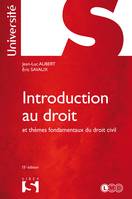 Introduction au droit et thèmes fondamentaux du droit civil - 1re édition