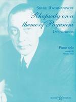 Rhapsody on a Theme of Paganini, 18th Variation. op. 43. piano.