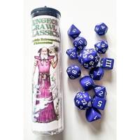 Dungeon Crawl Classics : Set 14 dés Alamanter (violets)