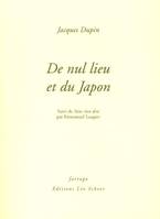 De nul lieu et du japon