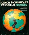 Sciences économiques et sociales 1ère 1988, classe de première