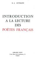 Introduction à la lecture des poètes français