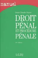 DROIT PENAL PROCEDURE PENALE 18E