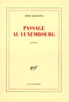 Passage au Luxembourg, poèmes