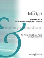 Trumpet Concerto No. 1, trumpet, strings and basso continuo. Réduction pour piano avec partie soliste.