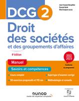 2, DCG 2 Droit des sociétés et des groupements d'affaires, Manuel - 2022/2023