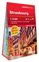 Strasbourg 1/15.000 (carte laminée format poche - plan de ville)