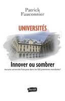 Universités: innover ou sombrer