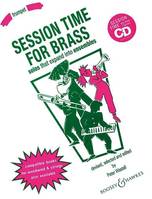 Session Time, Solos that expand into ensembles. Trumpet (flexible brass ensemble) and piano ad libitum.