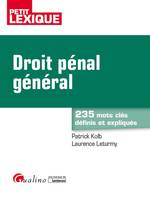 Petit lexique droit pénal général