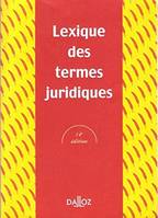 Lexique Des Termes Juridiques