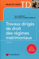 travaux diriges de droit des regimes matrimoniaux