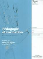 Carnets de la marionnette vol 2, PEDAGOGIE ET FORMATION