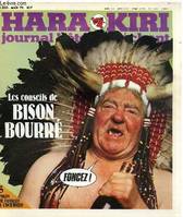 HARA-KIRI MENSUEL JOURNAL BÊTE ET MECHANT N°203 - LES CONSEILS DE BISON BOURRE 