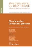 Sécurité sociale - Dispositions générales