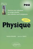 Physique PCSI - Exercices corrigés, PCSI