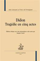 Didon - tragédie en cinq actes, tragédie en cinq actes