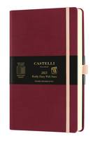 Agenda 2023 semainier grand format Aquarela Black cherry