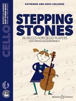 Stepping Stones, 26 pieces for cello players. cello and piano.